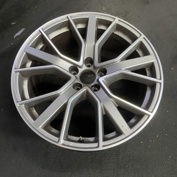 19" AUDI A4 19-22 19x8.5 , 15 spoke Original OEM Wheel Rim - MACHINED GREY - View 7