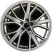 19" AUDI A4 19-22 19x8.5 , 15 spoke Original OEM Wheel Rim - MACHINED GREY - Front View