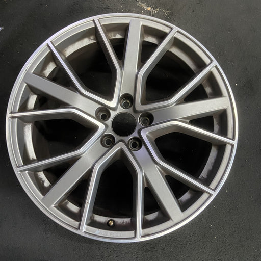 19" AUDI A4 19-22 19x8.5 , 15 spoke Original OEM Wheel Rim - MACHINED GREY - Additional View