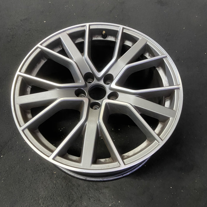 19" AUDI A4 19-22 19x8.5 , 15 spoke Original OEM Wheel Rim - MACHINED GREY - View 8