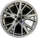 19" AUDI A4 19-22 19x8.5 , 15 spoke Original OEM Wheel Rim - MACHINED GREY - Front View
