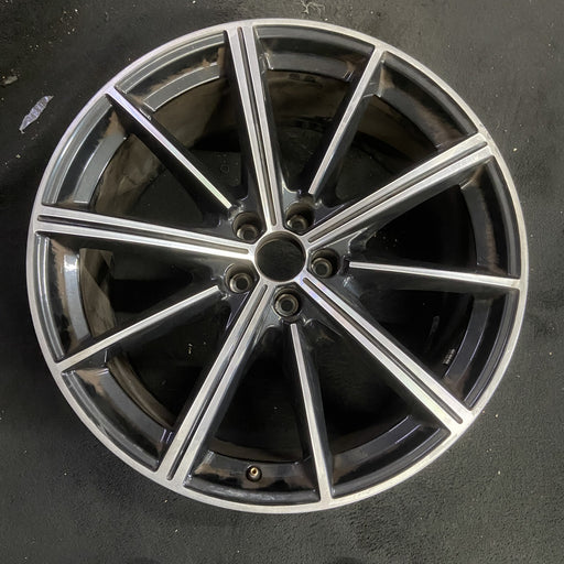 21" AUDI Q7 20-26 21x9.5 , 10 spoke Original OEM Wheel Rim - MACHINED BLACK - Additional View