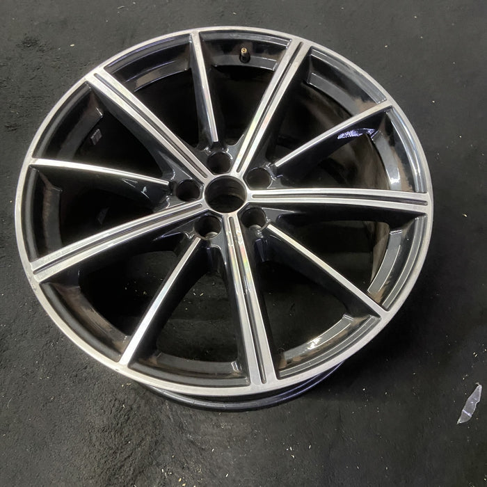21" AUDI Q7 20-26 21x9.5 , 10 spoke Original OEM Wheel Rim - MACHINED BLACK - View 8