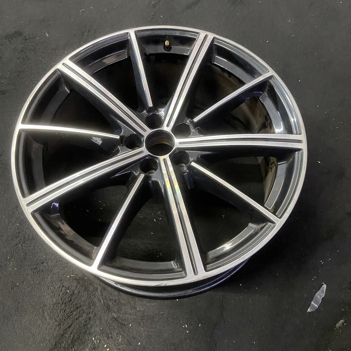 21" AUDI Q7 20-26 21x9.5 , 10 spoke Original OEM Wheel Rim - MACHINED BLACK - View 8