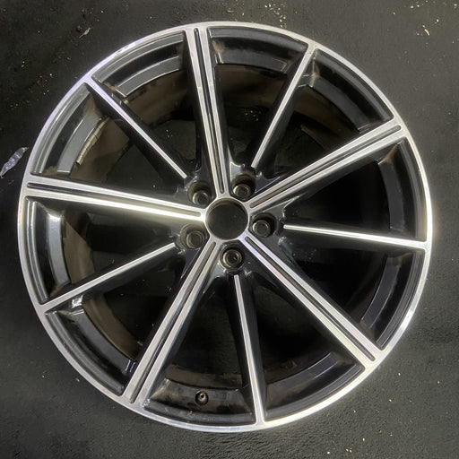 21" AUDI Q7 20-26 21x9.5 , 10 spoke Original OEM Wheel Rim - MACHINED BLACK - Additional View