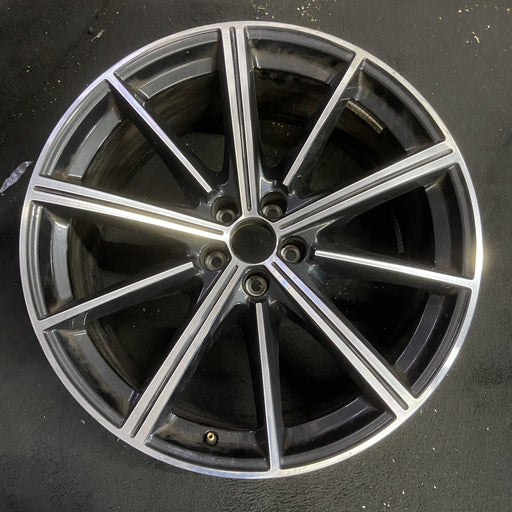 21" AUDI Q7 20-26 21x9.5 , 10 spoke Original OEM Wheel Rim - MACHINED BLACK - Additional View