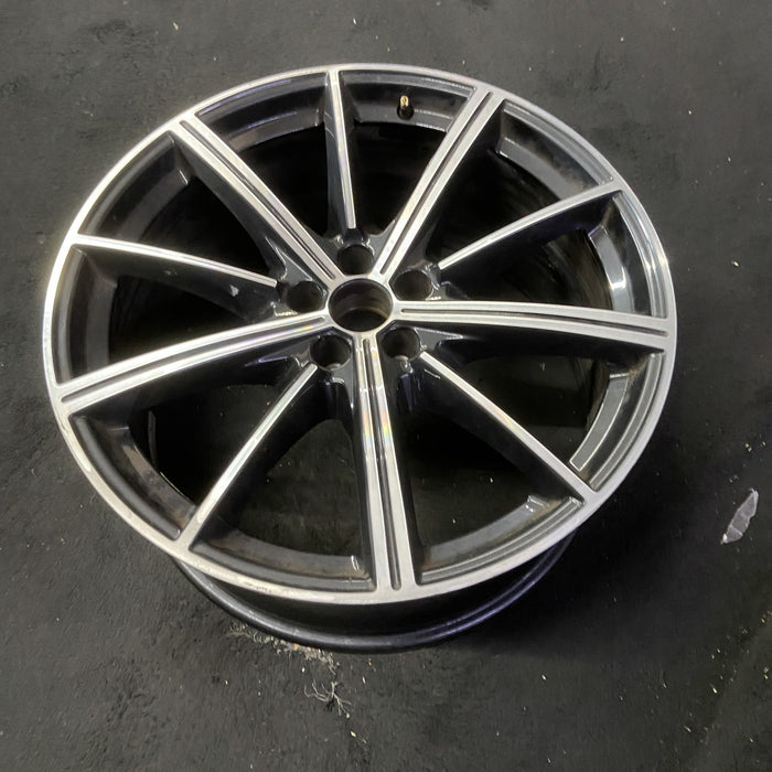 21" AUDI Q7 20-26 21x9.5 , 10 spoke Original OEM Wheel Rim - MACHINED BLACK - View 8