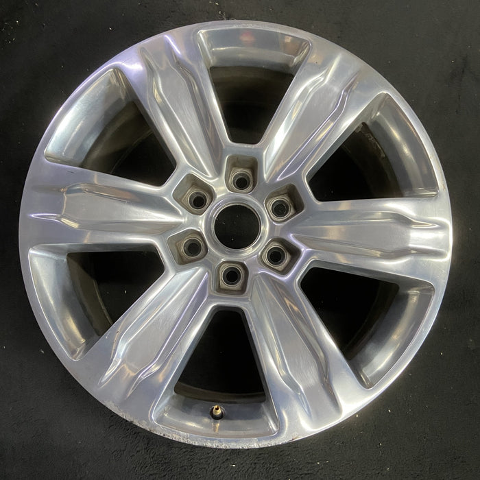 20" FORD F150 PICKUP 15-20 20x8.5, 6 spoke, Original OEM Wheel Rim - POLISHED - Additional View