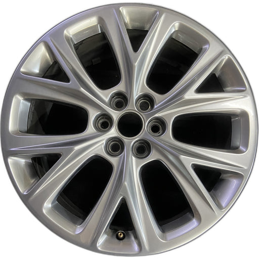 20" XT5 20-21 20x8, 12 spoke, pearl nickel Original OEM Wheel Rim - Front View
