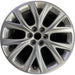 20" XT5 20-21 20x8, 12 spoke, pearl nickel Original OEM Wheel Rim - Front View