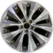 19" MDX 14-16 19x8 , , 10 spoke, w/o Original OEM Wheel Rim - MACHINED GREY - Front View