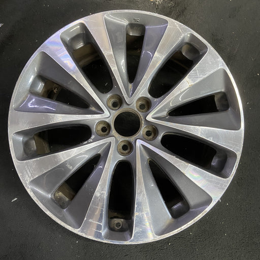 19" MDX 14-16 19x8 , , 10 spoke, w/o Original OEM Wheel Rim - MACHINED GREY - Additional View