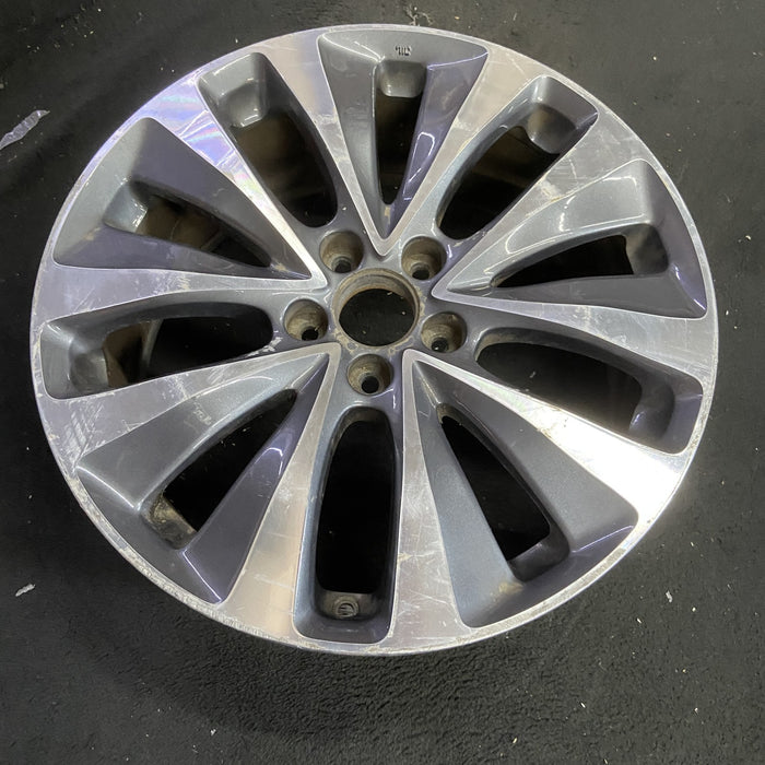 19" MDX 14-16 19x8 , , 10 spoke, w/o Original OEM Wheel Rim - MACHINED GREY - View 7