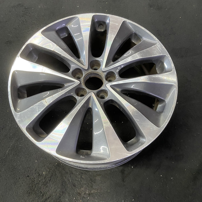 19" MDX 14-16 19x8 , , 10 spoke, w/o Original OEM Wheel Rim - MACHINED GREY - View 8