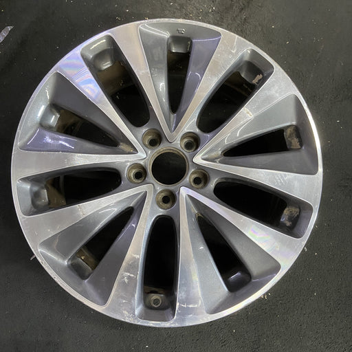 19" MDX 14-16 19x8 , , 10 spoke, w/o Original OEM Wheel Rim - MACHINED GREY - Additional View