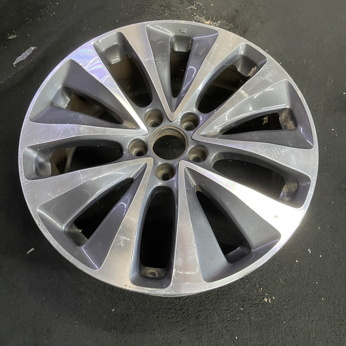19" MDX 14-16 19x8 , , 10 spoke, w/o Original OEM Wheel Rim - MACHINED GREY - View 7