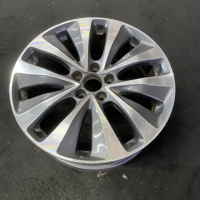 19" MDX 14-16 19x8 , , 10 spoke, w/o Original OEM Wheel Rim - MACHINED GREY - View 8