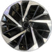 20" OUTLANDER 22-24 20x8, Original OEM Wheel Rim - MACHINED BLACK - Front View