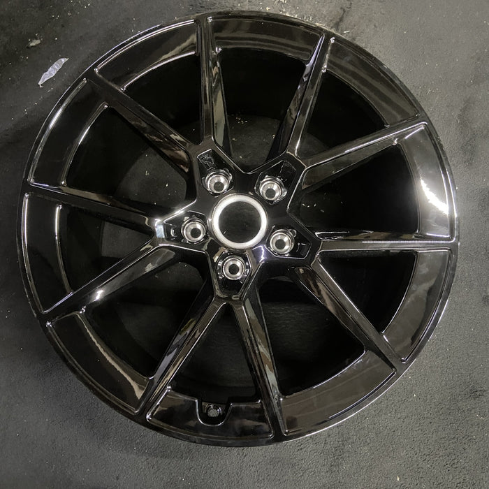 21" PORSCHE 911 25-26 21x11.5, 5 lug, 5 spoke, V spoke, Original OEM Wheel Rim - - Additional View