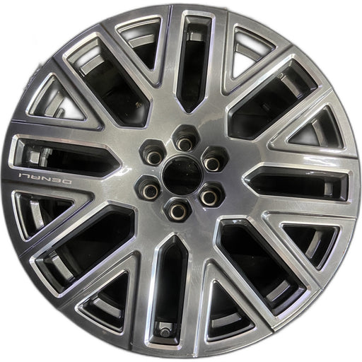 24" YUKON 25-26 24x9.5, 8 spoke, Y spoke Original OEM Wheel Rim - Front View