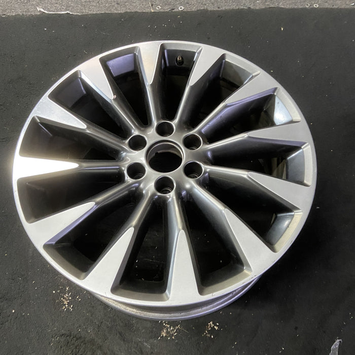 22" NAVIGATOR 18-19 22x9.5, , 12 spoke Original OEM Wheel Rim - MACHINED GREY - View 8