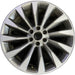 22" NAVIGATOR 18-19 22x9.5, , 12 spoke Original OEM Wheel Rim - MACHINED GREY - Front View