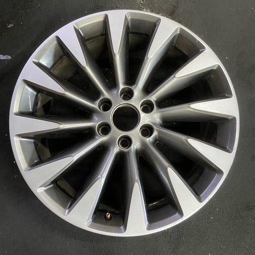 22" NAVIGATOR 18-19 22x9.5, , 12 spoke Original OEM Wheel Rim - MACHINED GREY - Additional View