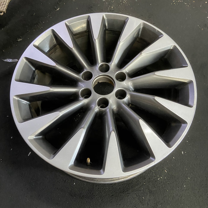 22" NAVIGATOR 18-19 22x9.5, , 12 spoke Original OEM Wheel Rim - MACHINED GREY - View 7