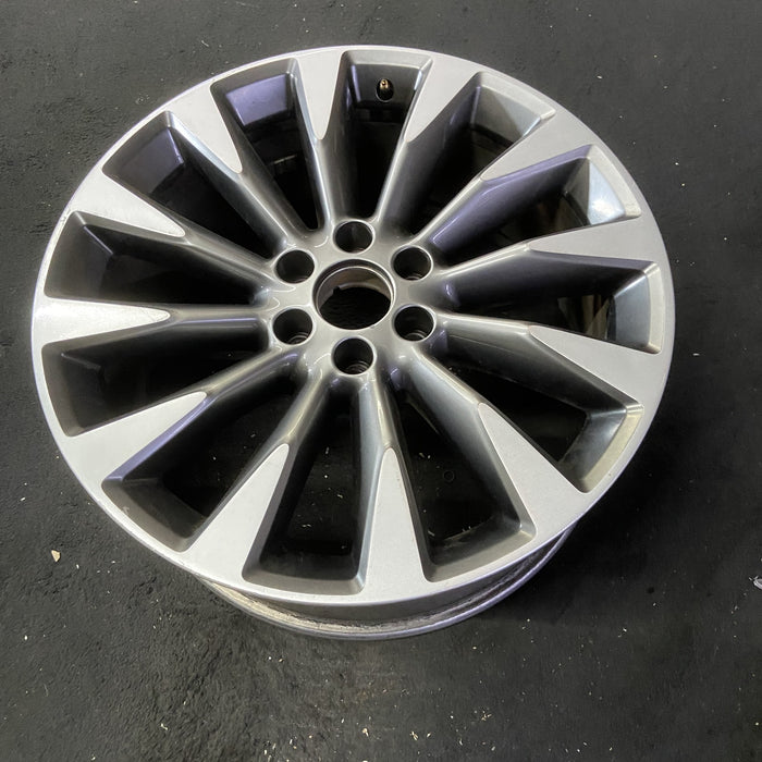 22" NAVIGATOR 18-19 22x9.5, , 12 spoke Original OEM Wheel Rim - MACHINED GREY - View 8