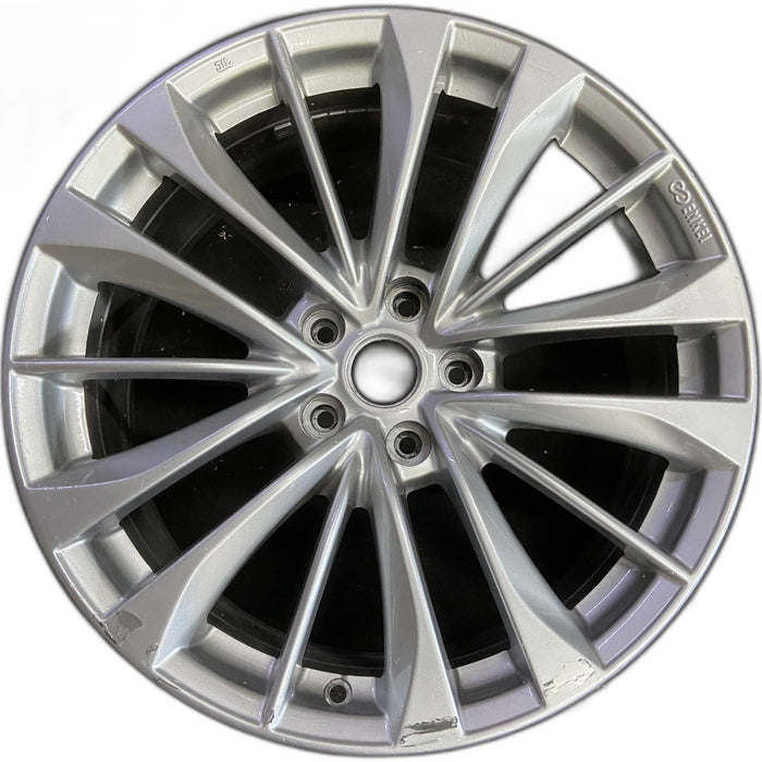 19" INFINITI G37 11-13 19x8.5 , 15 spoke, Conv Original OEM Wheel Rim - Front View