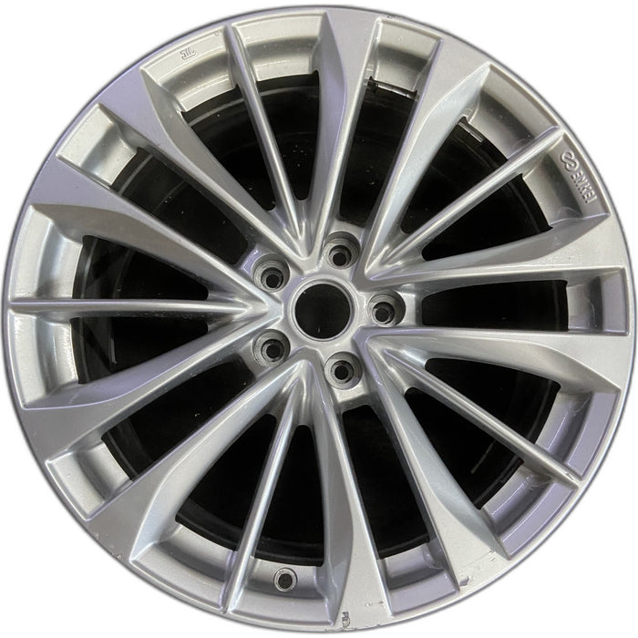 19" INFINITI G37 11-13 19x9 , 15 spoke, Cpe Original OEM Wheel Rim - Front View