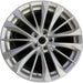 19" INFINITI G37 11-13 19x9 , 15 spoke, Cpe Original OEM Wheel Rim - Front View