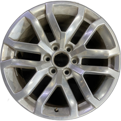 20" SIERRA 1500 PICKUP 19 , 20x9, 12 spoke, V spoke, opt NZM Original OEM Wheel - Front View