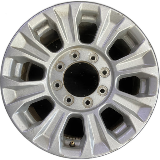 18" FORD F250SD PICKUP 20-22 18x8, aluminum, 8 spoke, Original OEM Wheel Rim - - Front View