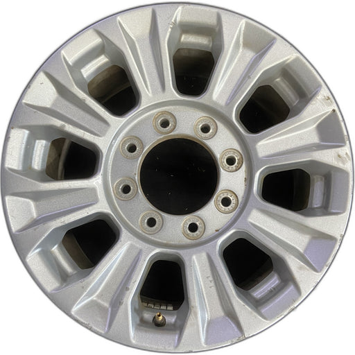 18" FORD F250SD PICKUP 20-22 18x8, aluminum, 8 spoke, Original OEM Wheel Rim - - Front View