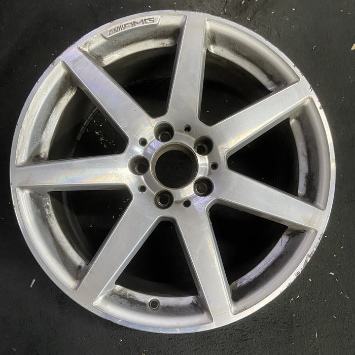 18" MERCEDES C-CLASS 12 204 Type; C250, 18x8.5, 7 spoke Original OEM Wheel Rim - - Additional View