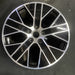 20" PORSCHE TAYCAN 20-21 20x9, 5 spoke, Original OEM Wheel Rim - MACHINED BLACK - Additional View