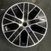 20" PORSCHE TAYCAN 20-21 20x11, 5 spoke, Original OEM Wheel Rim - MACHINED BLACK - Additional View