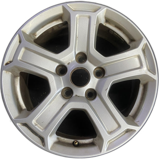 17" WRANGLER 18 VIN X , 17x7.5, , aluminum, straight spoke, w/recessed outer - Front View