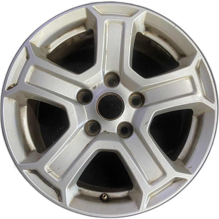 17" WRANGLER 18 VIN X , 17x7.5, , aluminum, straight spoke, w/recessed outer - Front View