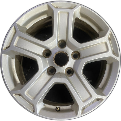 17" WRANGLER 18 VIN X , 17x7.5, , aluminum, straight spoke, w/recessed outer - Front View