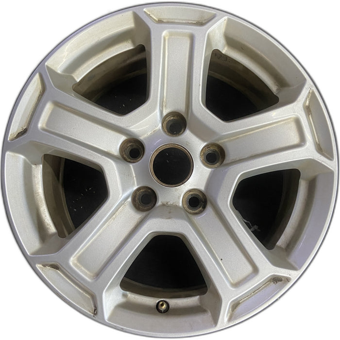 17" WRANGLER 18 VIN X , 17x7.5, , aluminum, straight spoke, w/recessed outer - Front View
