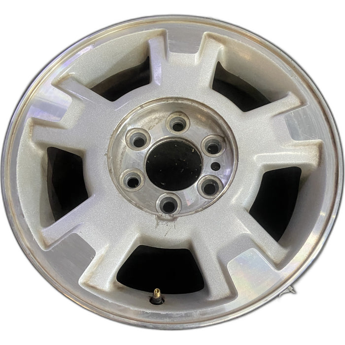 17" FORD F150 PICKUP 09-14 17x7.5, aluminum, 5 spoke, Original OEM Wheel Rim - - Front View