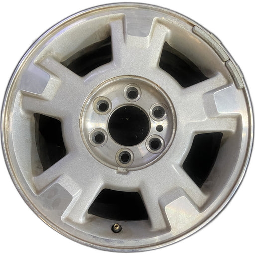 17" FORD F150 PICKUP 09-14 17x7.5, aluminum, 5 spoke, Original OEM Wheel Rim - - Front View