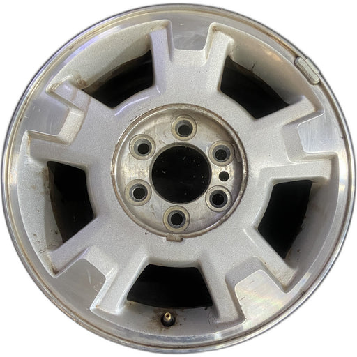 17" FORD F150 PICKUP 09-14 17x7.5, aluminum, 5 spoke, Original OEM Wheel Rim - - Front View