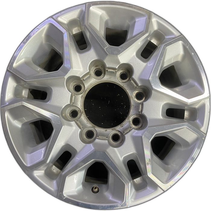 18" SILVERADO 2500 PICKUP 20 18x8, aluminum Original OEM Wheel Rim - MACHINED - Front View