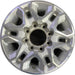 18" SILVERADO 2500 PICKUP 20 18x8, aluminum Original OEM Wheel Rim - MACHINED - Front View