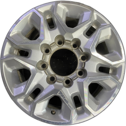 18" SILVERADO 2500 PICKUP 20 18x8, aluminum Original OEM Wheel Rim - MACHINED - Front View