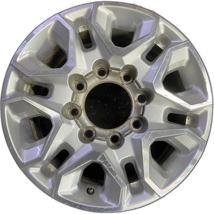 18" SILVERADO 2500 PICKUP 20 18x8, aluminum Original OEM Wheel Rim - MACHINED - Front View