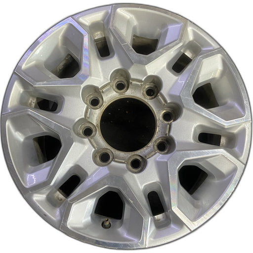 18" SILVERADO 2500 PICKUP 20 18x8, aluminum Original OEM Wheel Rim - MACHINED - Front View